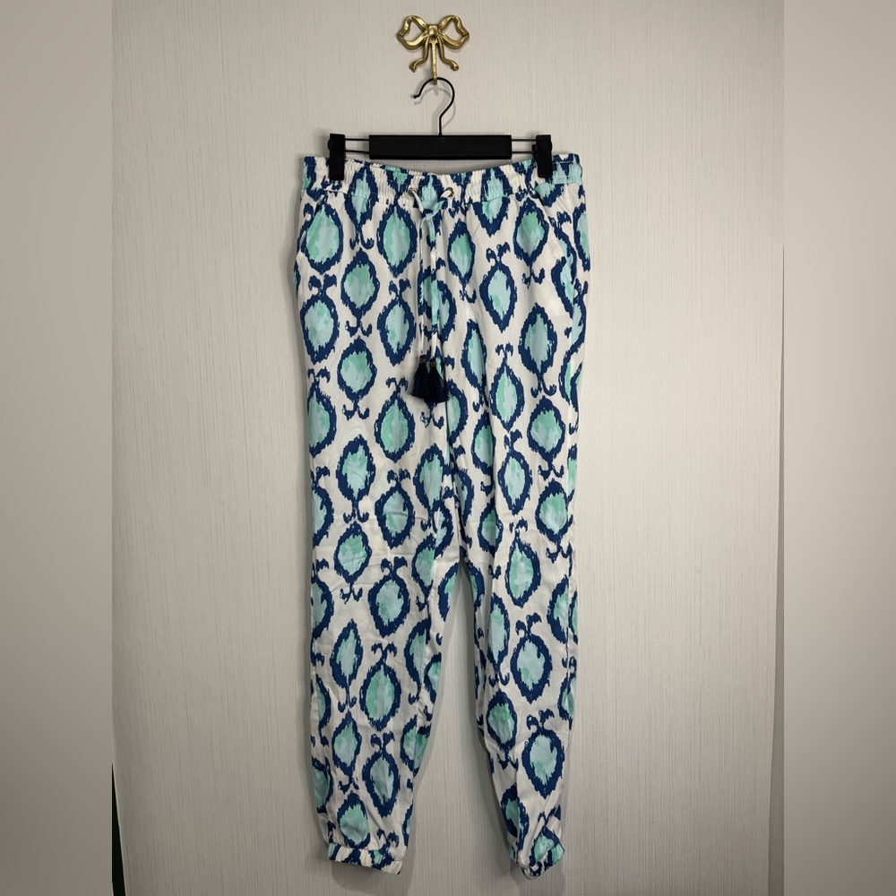 Lilly Pulitzer Piper Jogger Pants. Small. Fun Tassel Details.
